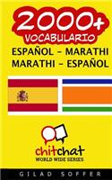 2000+ Espanol - Marathi Marathi - Espanol Vocabulario: (Spanish)