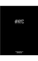 Notebook for Cornell Notes, 120 Numbered Pages, #NYC, Black Cover: For Taking Cornell Notes, Personal Index, 8.5"x11", Hashtag Series, Genius Edition