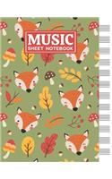 Music Sheet Notebook
