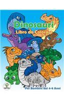 Dinosauri Libro da Colorare