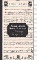 Blank Sheet Music Notebook