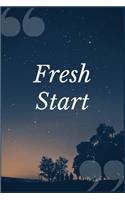 Fresh Start: A Center for Substance Abuse Treatment Prompt Journal Notebook for Overcoming Compulsive Behaviors