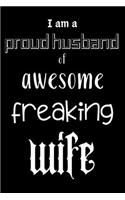 I am a proud husband of awesome freaking WIFE