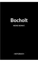 Bocholt: Notizbuch, Notizblook, Notizheft, Notizen, Block, Planer - DIN A5, 120 Seiten - Liniert, Linien, Lined - Deine Stadt, Dorf, Region und Heimat