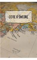 Cote d'Ivoire: Ruled Travel Diary Notebook or Journey Journal - Lined Trip Pocketbook for Men and Women with Lines