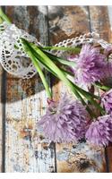 Chives Wrapped in Lace Journal