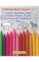 Coloring Book to Learn - 1