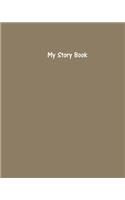 My Story Book - Create Your Own Picture Book with Khaki Cover