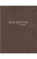 Core Essentials Notebook: 1/2 Inch Cross Section Ruled