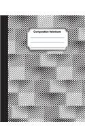 Composition Notebook: Black and White Abstract Cover: College Ruled School Notebooks, Subject Daily Journal Notebook: 120 Lined Pages (8 X 10 In.)