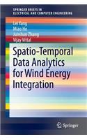 Spatio-Temporal Data Analytics for Wind Energy Integration
