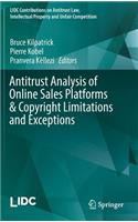 Antitrust Analysis of Online Sales Platforms & Copyright Limitations and Exceptions