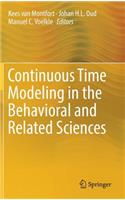 Continuous Time Modeling in the Behavioral and Related Sciences