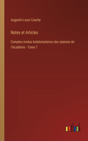 Notes et Articles