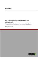 Konvergenz von Schriftlichkeit und Mündlichkeit