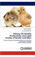 Dietary Oil Modify Productivity and Lipid Profile of Broiler and Mice