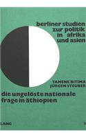 Die ungeloeste nationale Frage in Aethiopien