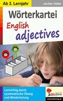 Worterkartei English adjectives