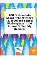 100 Statements about the Winter's Tale