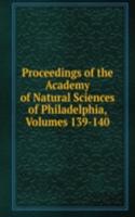 Proceedings of the Academy of Natural Sciences of Philadelphia, Volumes 139-140