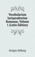 Vocabularium Iurisprudentiae Romanae, Volume 1 (Latin Edition)