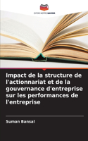 Impact de la structure de l'actionnariat et de la gouvernance d'entreprise sur les performances de l'entreprise