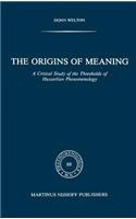 The Origins of Meaning