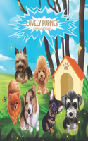 Lovely Puppies: Lovely Puppies Is Gergeous Coloring Book for Kids & Best Gift That You Can Give to Your Kids!