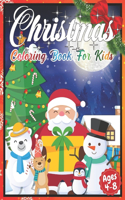 Christmas Coloring Book for Kids Ages 4-8