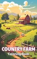 Country Farm Coloring Book