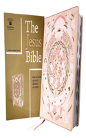The Jesus Bible Artist Edition, ESV, Leathersoft, Peach Floral, Thumb Indexed