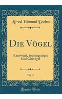 Die Vögel, Vol. 2: Raubvögel, Sperlingsvögel Und Girrvögel (Classic Reprint)
