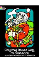 Christmas Stained Glass Coloring Book