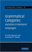 Grammatical Categories