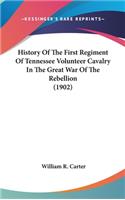 History Of The First Regiment Of Tennessee Volunteer Cavalry In The Great War Of The Rebellion (1902)