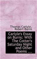 Carlyle's Essay on Burns