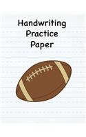 Handwriting Practice Paper: 8.5 x 11 Notebook with Dotted Lined Sheets - 100 Pages