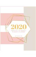 2020 16 Month Planner Weekly Monthly (Sept 2019 - Dec 2020)