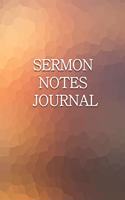 Sermon Notes Journal