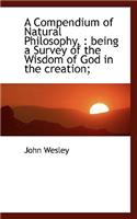 A Compendium of Natural Philosophy,: Being a Survey of the Wisdom of God in the Creation;