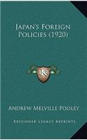 Japan's Foreign Policies (1920)