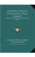 Canzoni Inedite Di Antonio Degli Alberti