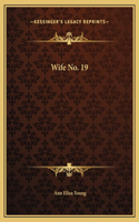 Wife No. 19