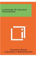 History of Ancient Philosophy