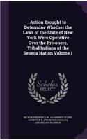 Action Brought to Determine Whether the Laws of the State of New York Were Operative Over the Prisoners, Tribal Indians of the Seneca Nation Volume 1