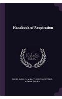 Handbook of Respiration