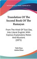 Translation Of The Second Book Of The Ramayan