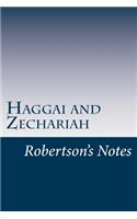 Haggai and Zechariah