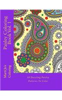 Paisley Coloring Book Vol. 1