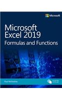 Microsoft Excel 2019 Formulas and Functions